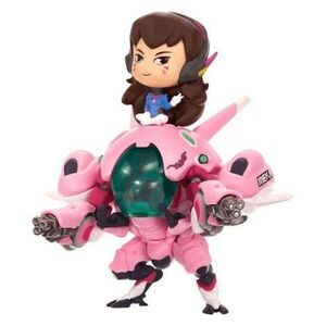 Overwatch Cute But Deadly 6" D.VA with Meka Figure Blizzard NEW